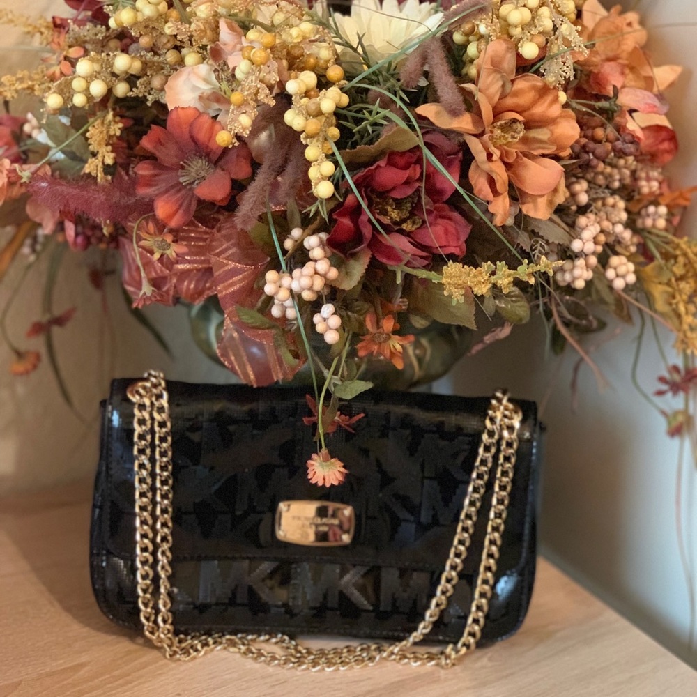 Like new used once Authentic MK jet black